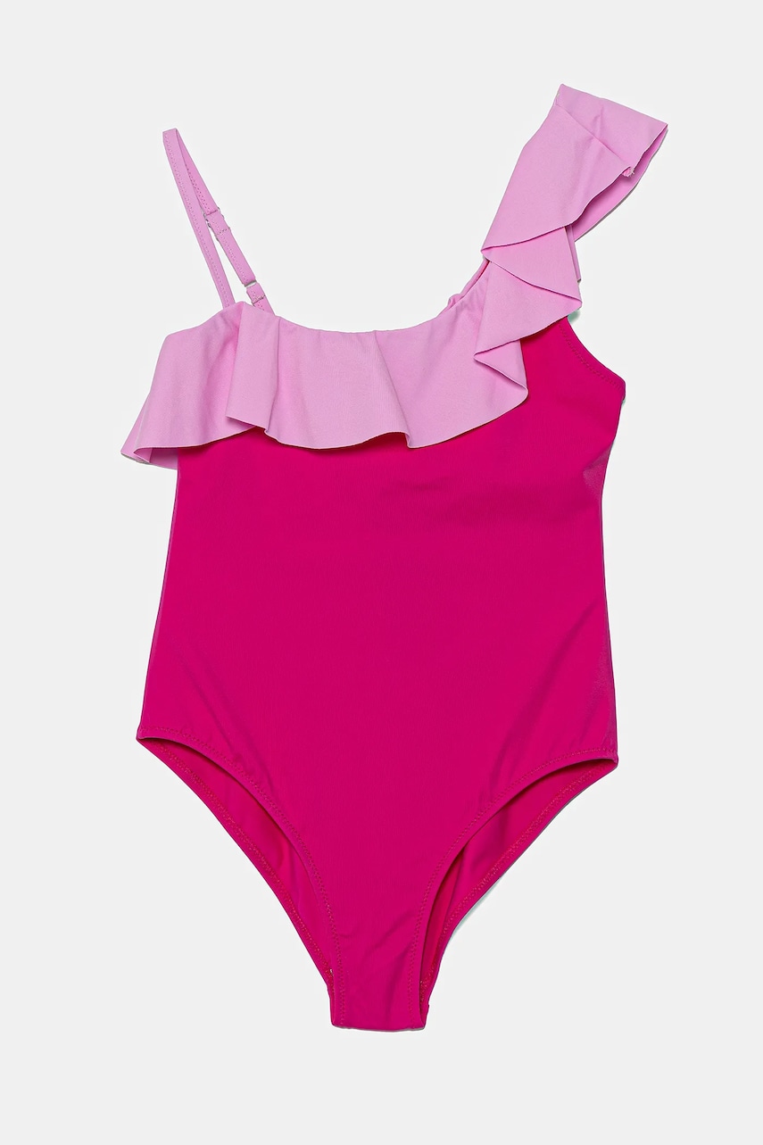 United Colors of Benetton costum de baie dintr-o bucata pentru copii culoarea violet, 3L030I00O