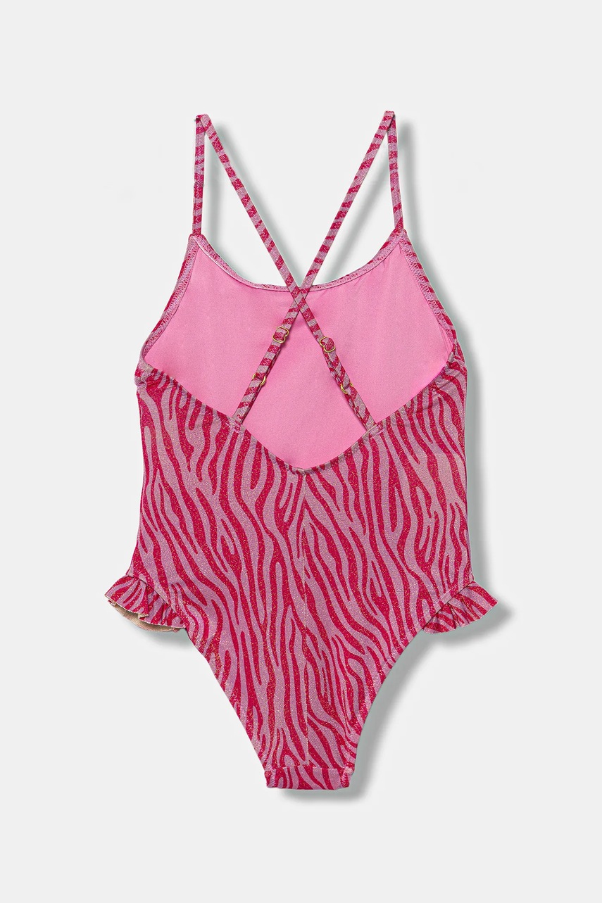 Детский слитный купальник United Colors of Benetton цвет розовый 3MNR0I00Q