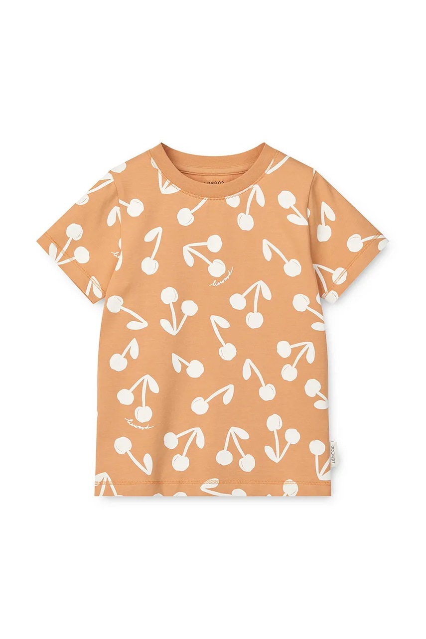 Детская пижама Liewood Ilford Printed Pyjamas Set цвет оранжевый узор LW19855