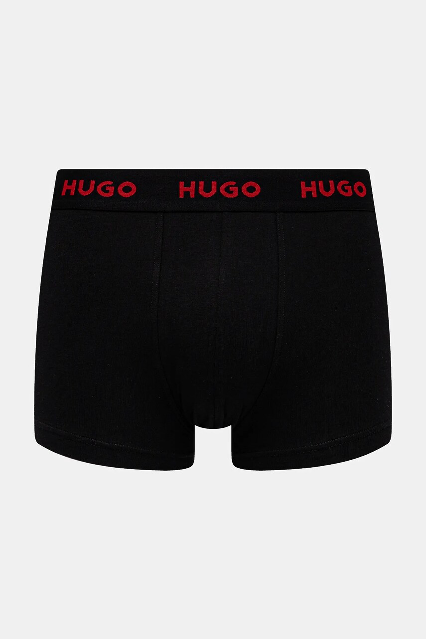 Боксеры HUGO 3 шт мужские цвет чёрный 50532550 Боксеры HUGO 3 шт мужские цвет чёрный 50532550