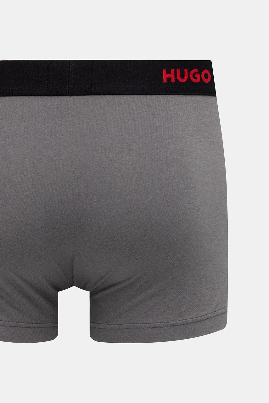 HUGO boxerky bavlnené s elastanom TRUNK TRIPLET PACK 3-pack