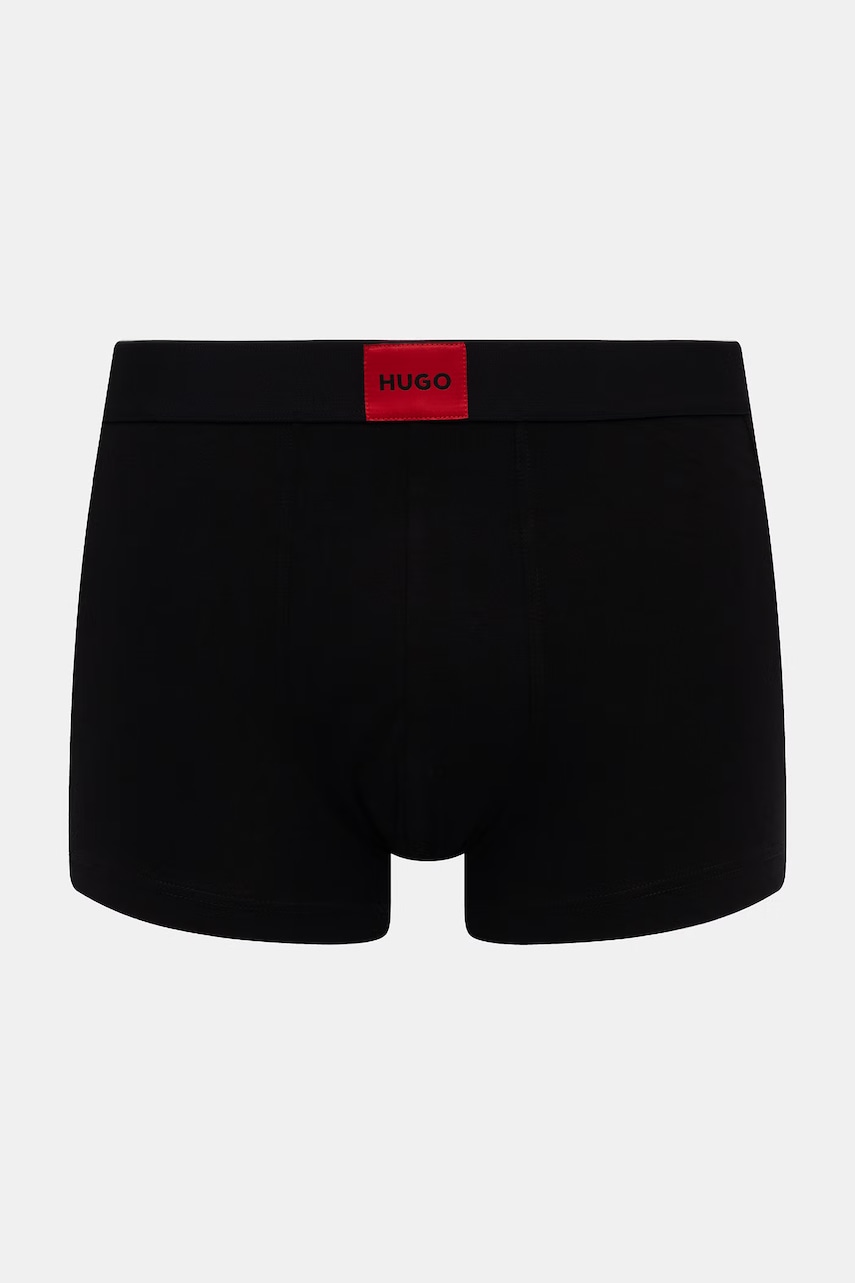 HUGO boxerky pánske bavlnené s elastanom TRUNK TRIPLET GALAXY 3-pak