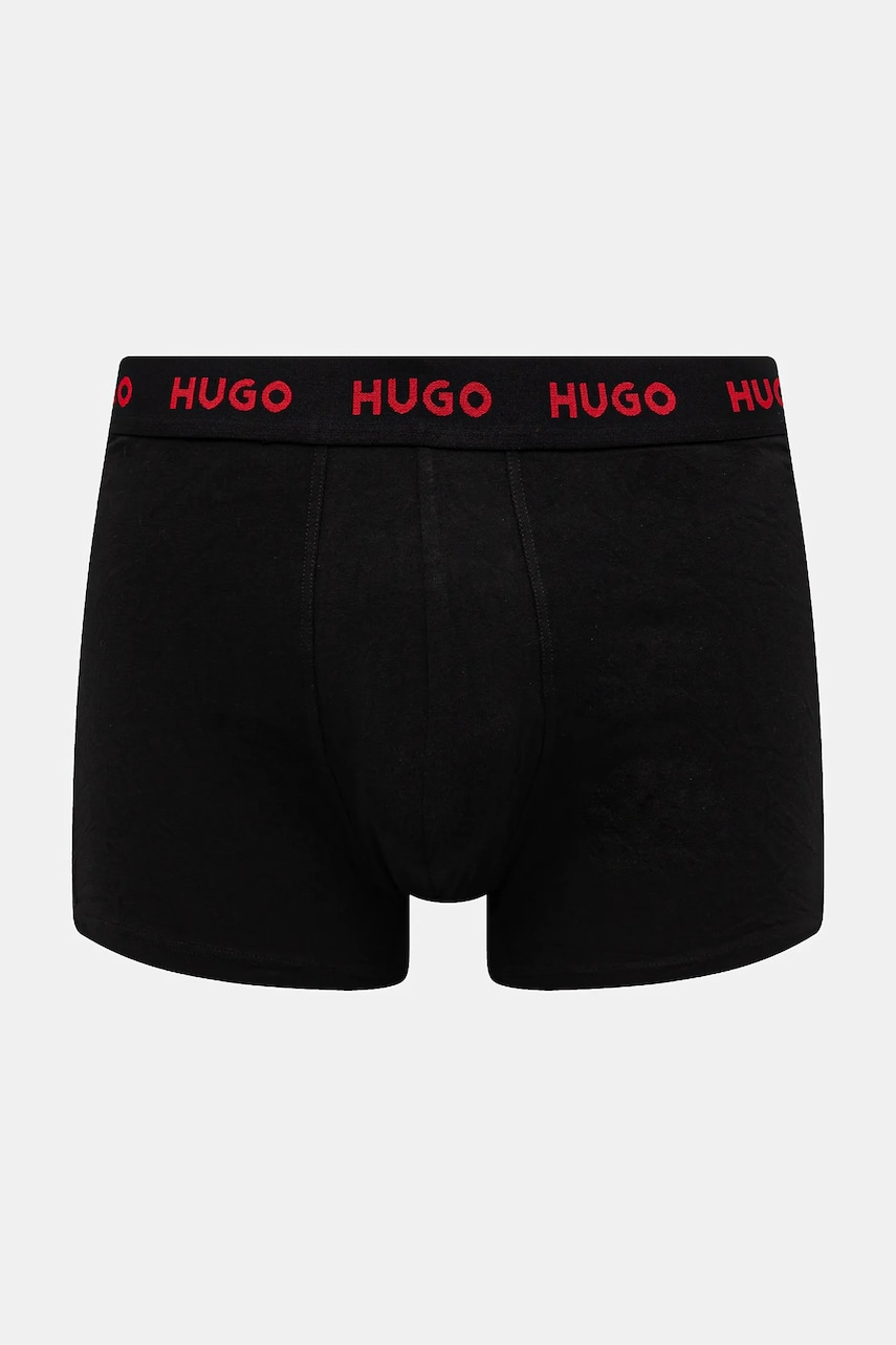 Боксеры HUGO 3 шт мужские цвет чёрный 50532559 Боксеры HUGO 3 шт мужские цвет чёрный 50532559