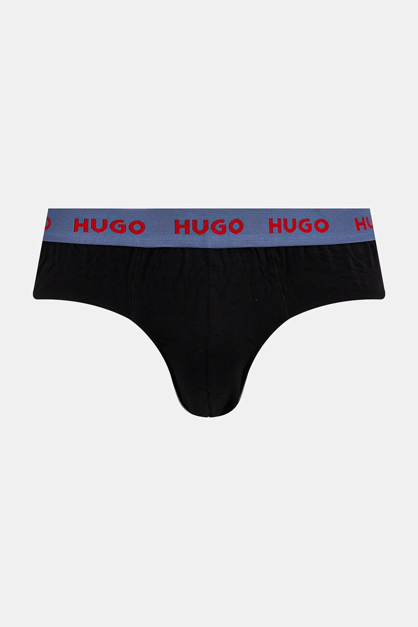 Слипы HUGO 3 шт мужские цвет чёрный 50532570 Слипы HUGO 3 шт мужские цвет чёрный 50532570