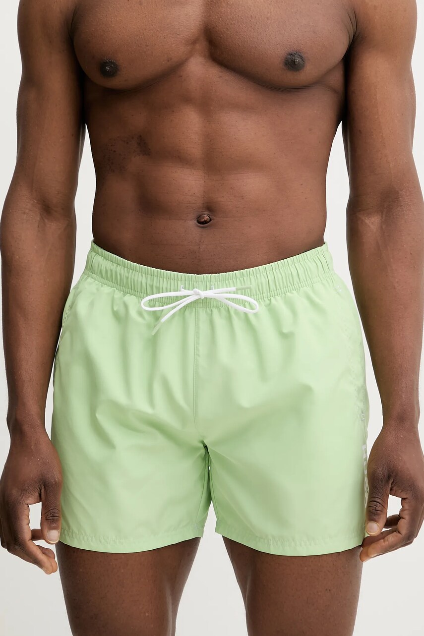 HUGO pantaloni scurti de baie culoarea verde, 50533787