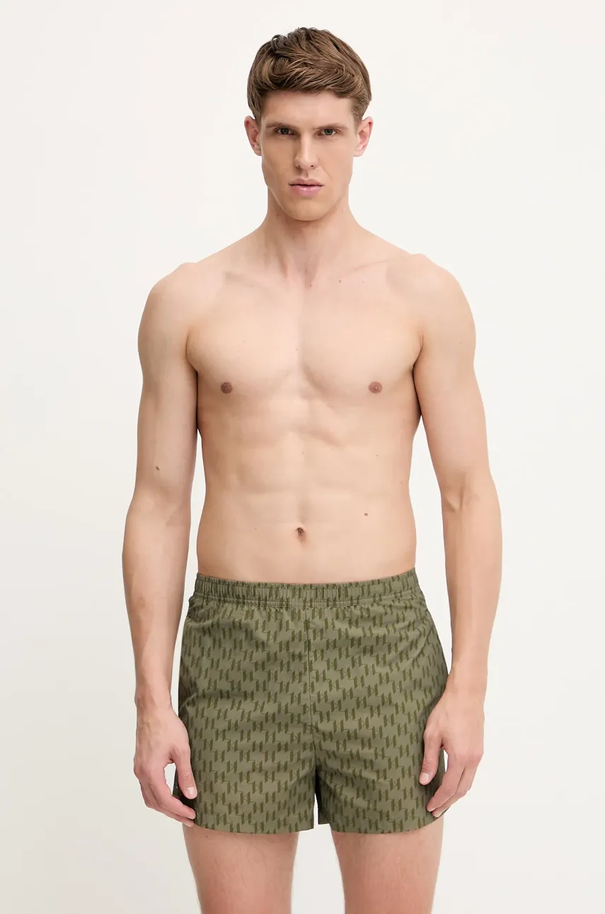 Karl Lagerfeld pantaloni scurți de baie culoarea gri, A1M46061