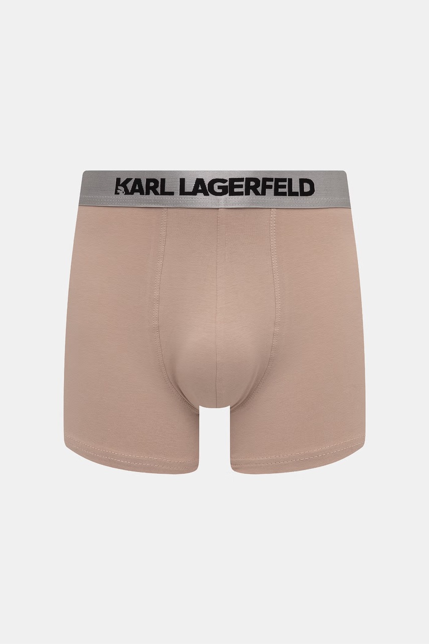 Karl Lagerfeld priliehavé boxerky pánske bavlnené s elastanom 3-pak