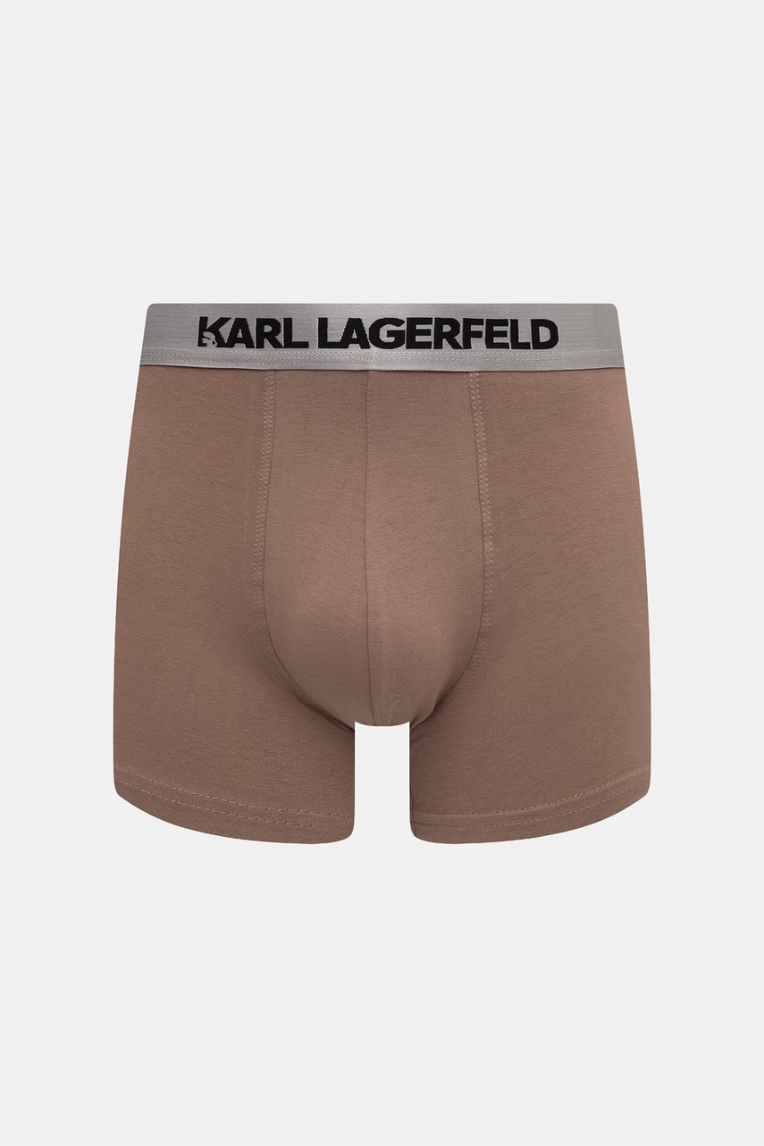 Karl Lagerfeld priliehavé boxerky pánske bavlnené s elastanom 3-pak