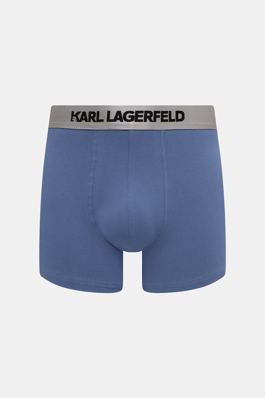 Karl Lagerfeld priliehavé boxerky pánske bavlnené s elastanom 3-pak