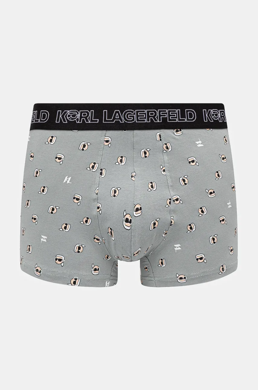 Боксеры Karl Lagerfeld 3 шт мужские цвет серый A1M47042 Боксеры Karl Lagerfeld 3 шт мужские цвет серый A1M47042