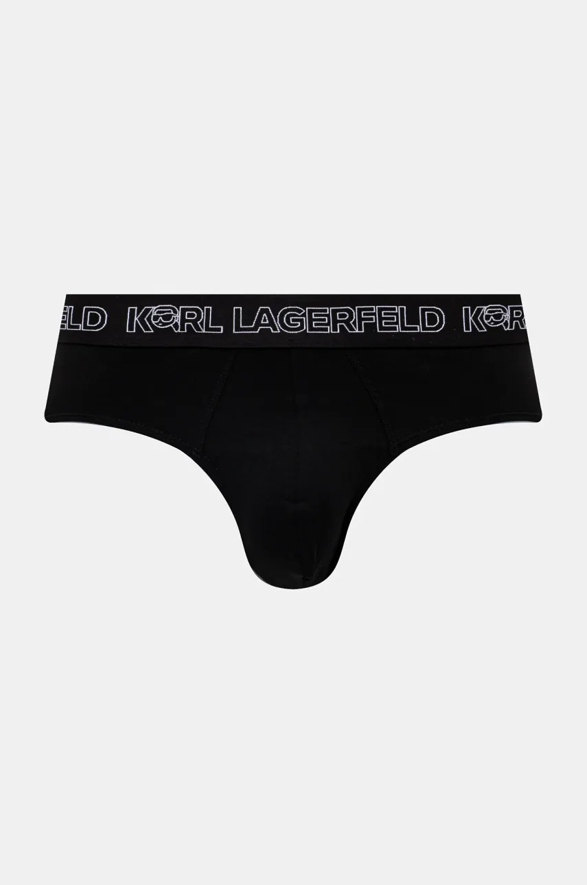 Слипы Karl Lagerfeld 3 шт мужские цвет чёрный A1M47043 Слипы Karl Lagerfeld 3 шт мужские цвет чёрный A1M47043
