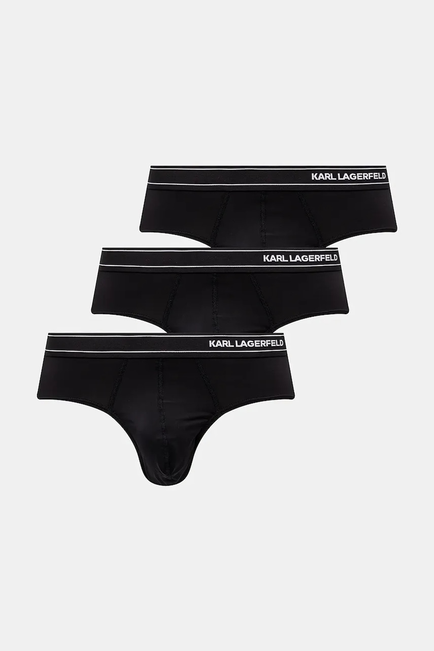 Karl Lagerfeld slip 3-pack barbati, culoarea negru, A1M47085