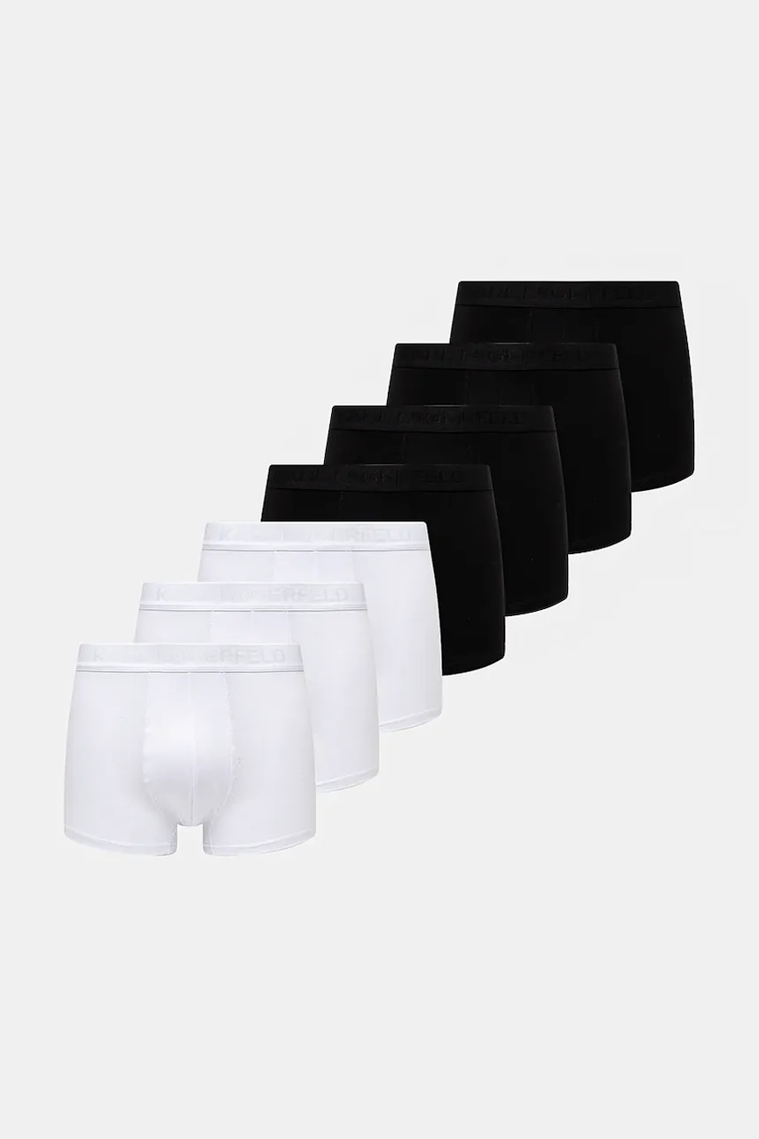 Karl Lagerfeld boxeri 7-pack barbati, culoarea negru, A1M47088