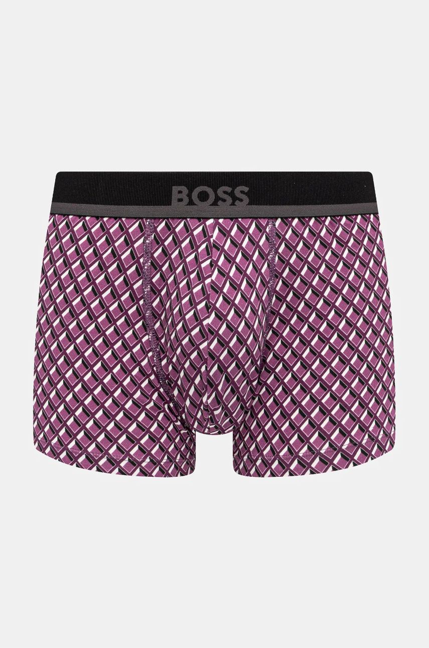 BOSS boxeri barbati, culoarea violet, 50531380