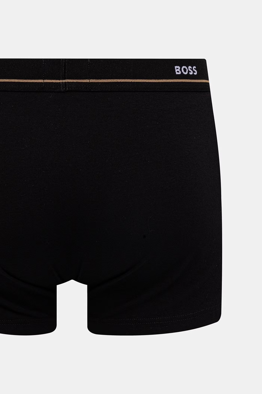 BOSS Boxerky pánske bavlnené s elastanom Trunk 5P Essential 5-pak