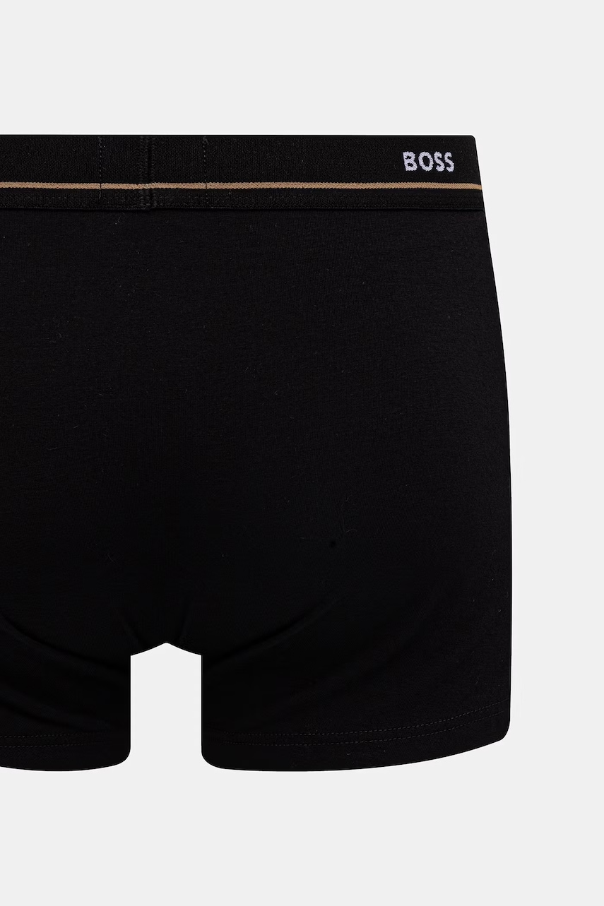 BOSS Boxerky pánske bavlnené s elastanom Trunk 5P Essential 5-pak