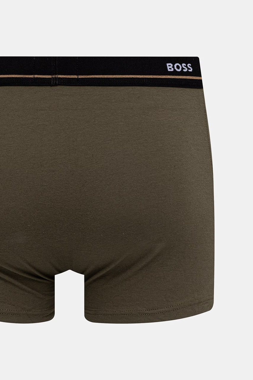 BOSS Boxerky pánske bavlnené s elastanom Trunk 5P Essential 5-pak