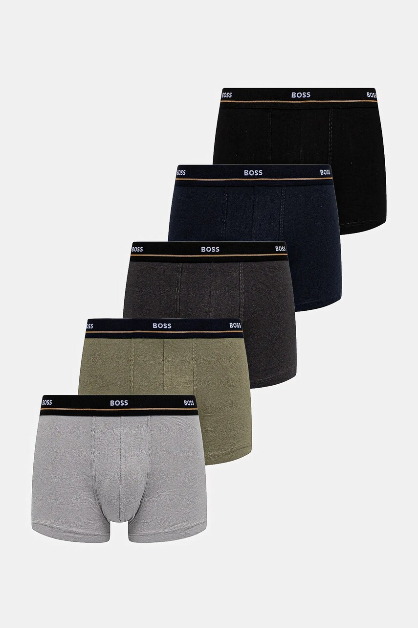 BOSS boxeri 5-pack culoarea negru, 50531660