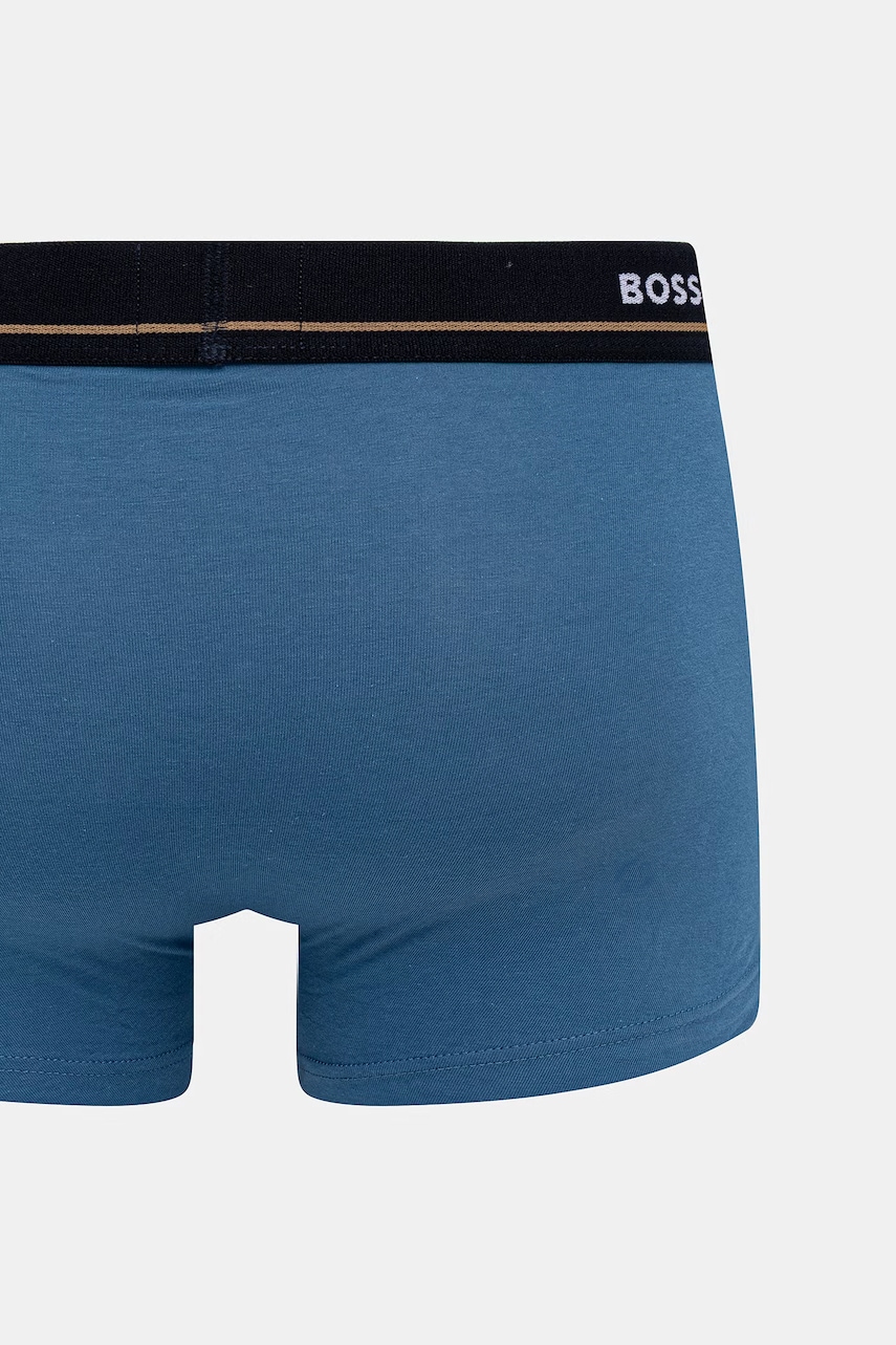 BOSS boxerky pánske bavlnené s elastanom Trunk 5-pak