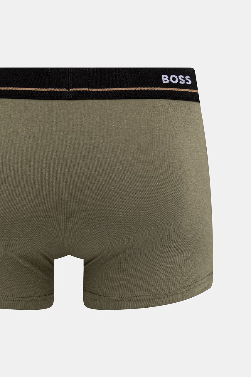 BOSS boxerky pánske bavlnené s elastanom Trunk 5-pak