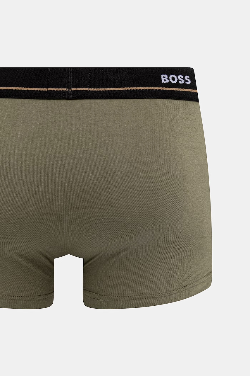 BOSS boxerky pánske bavlnené s elastanom Trunk 5-pak