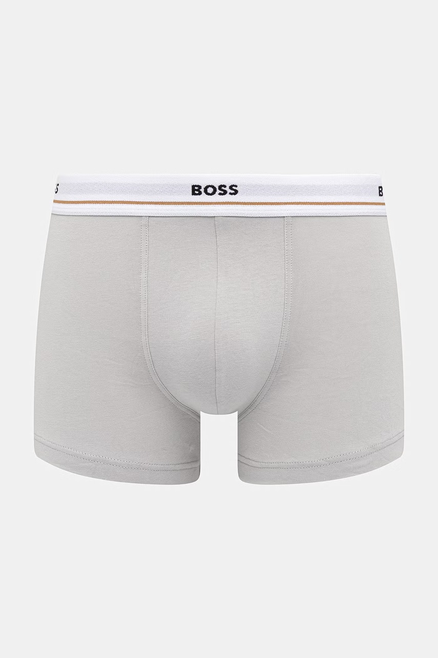 BOSS boxerky pánske bavlnené s elastanom Trunk 5-pak