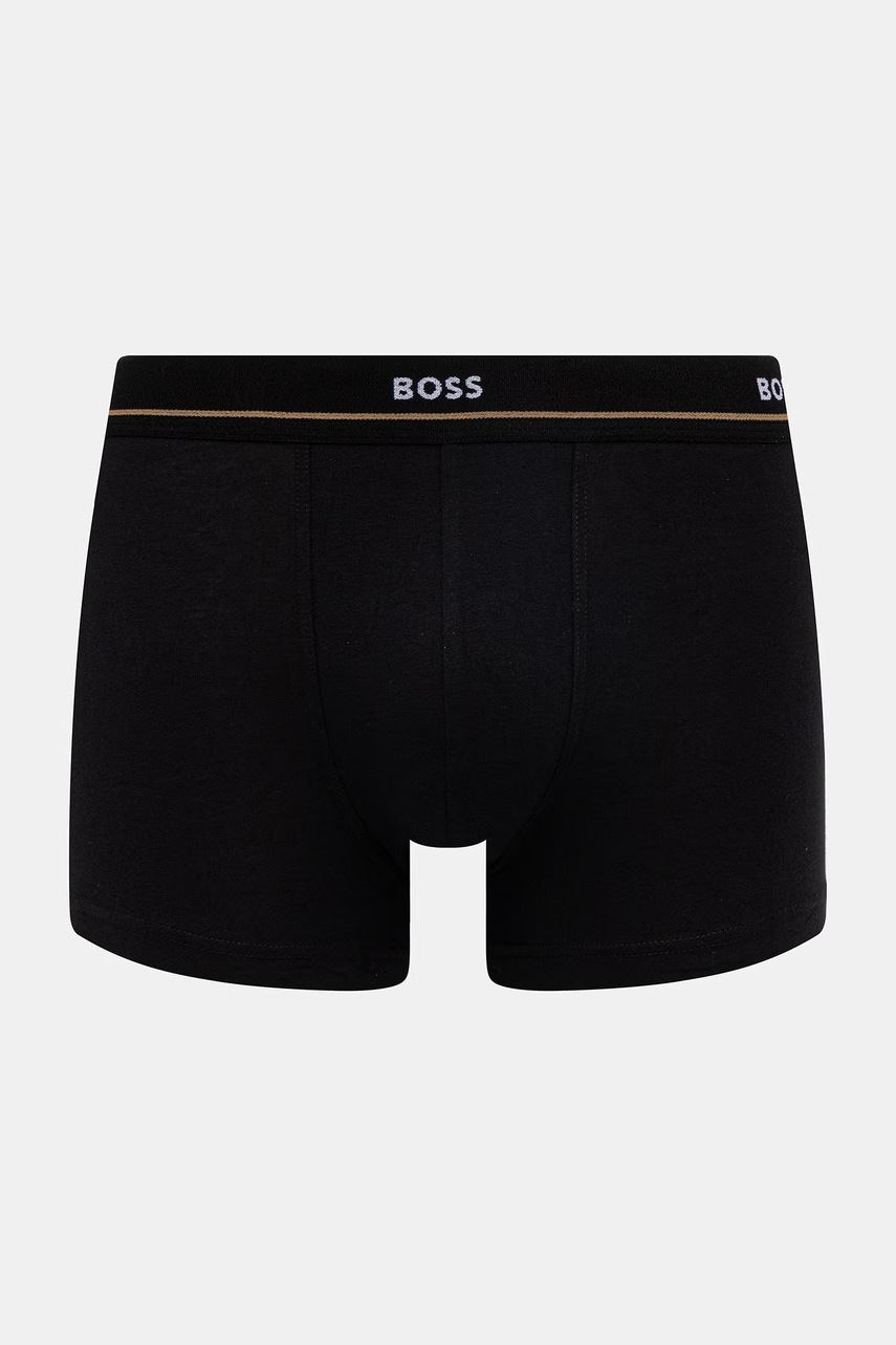 BOSS boxerky pánske bavlnené s elastanom Trunk 5-pak