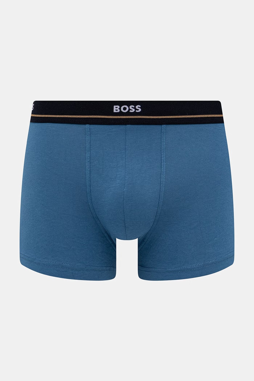 BOSS boxerky pánske bavlnené s elastanom Trunk 5-pak
