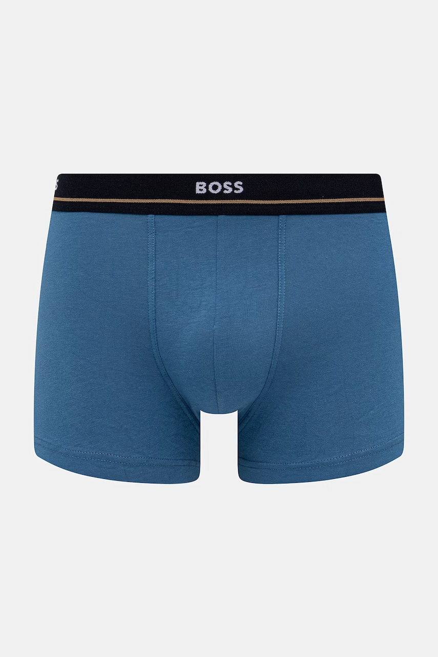 BOSS boxerky pánske bavlnené s elastanom Trunk 5-pak