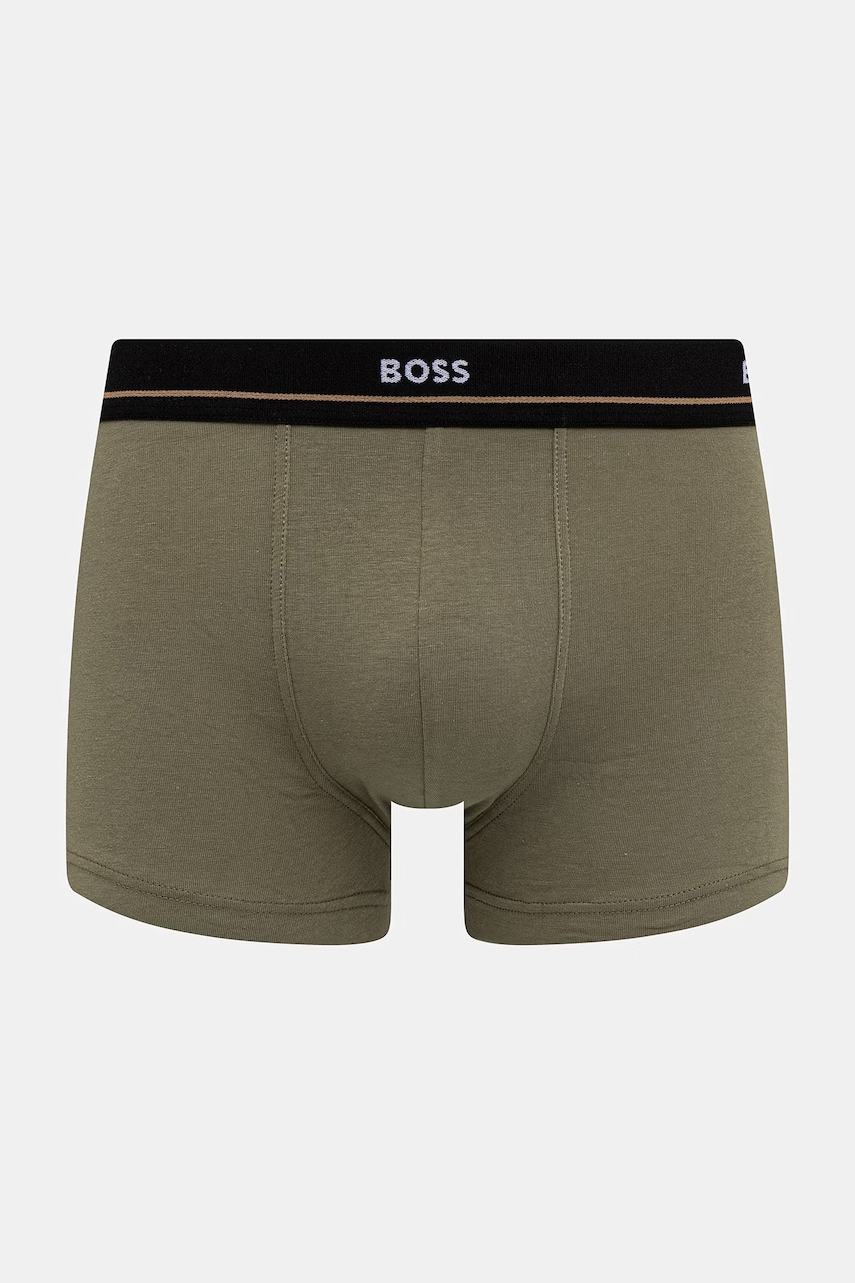 BOSS boxerky pánske bavlnené s elastanom Trunk 5-pak