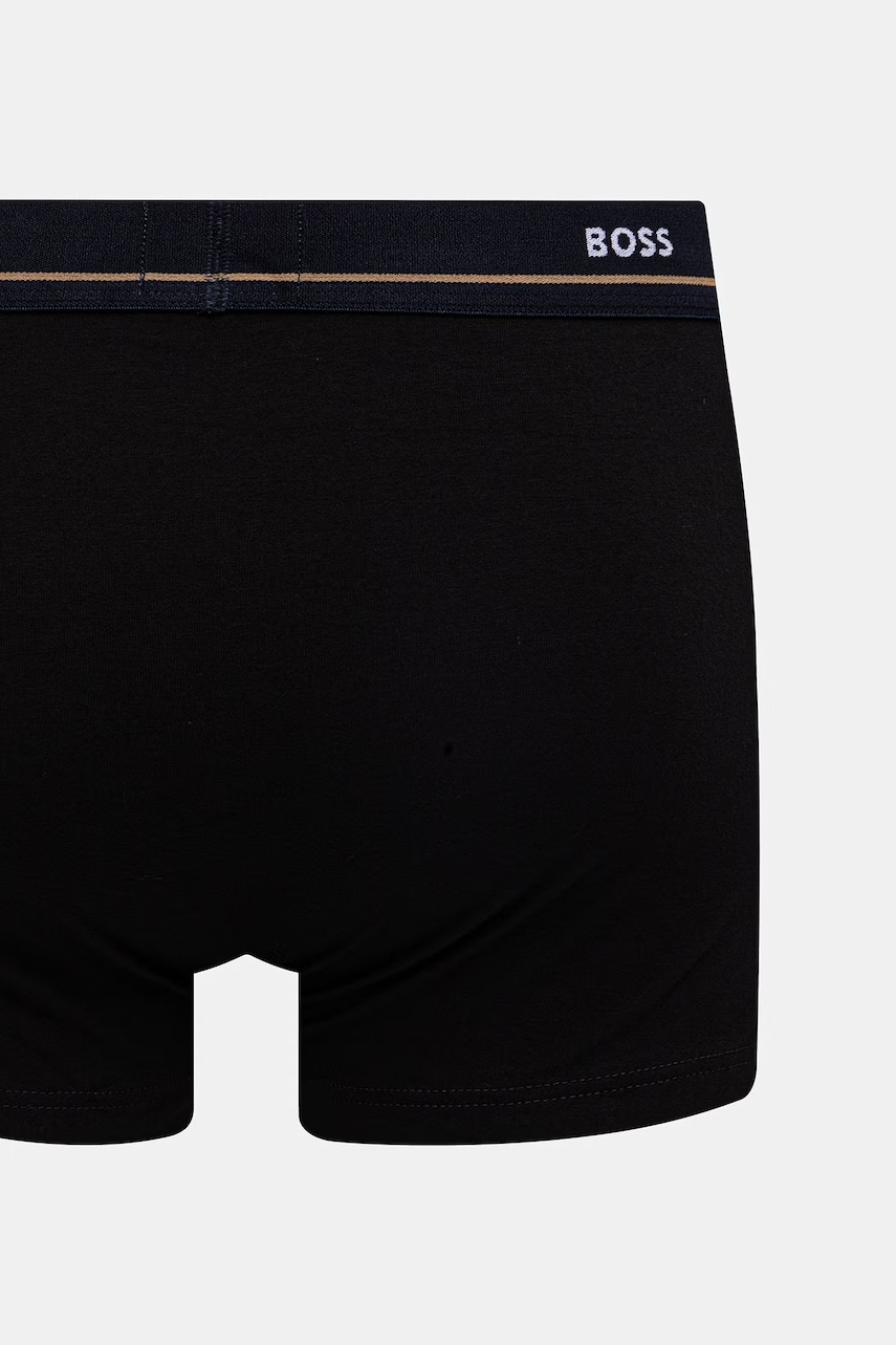 BOSS boxerky pánske bavlnené s elastanom Trunk 5P Essential 5-pak