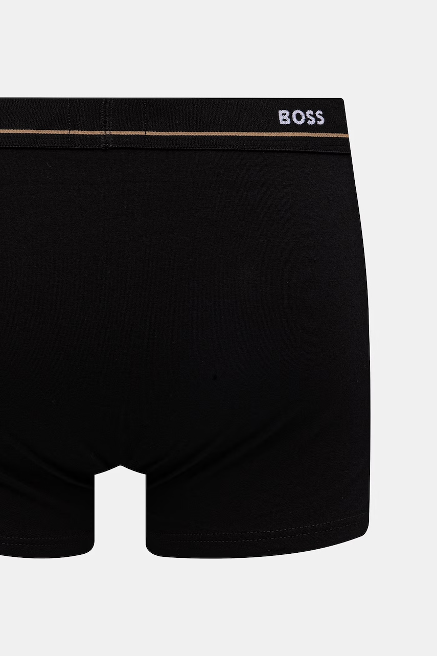 BOSS boxerky pánske bavlnené s elastanom Trunk 5P Essential 5-pak
