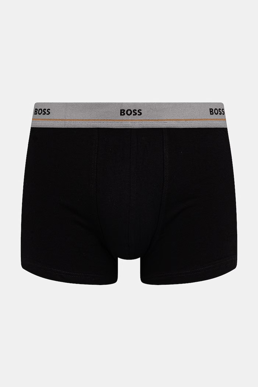 BOSS boxerky pánske bavlnené s elastanom Trunk 5P Essential 5-pak