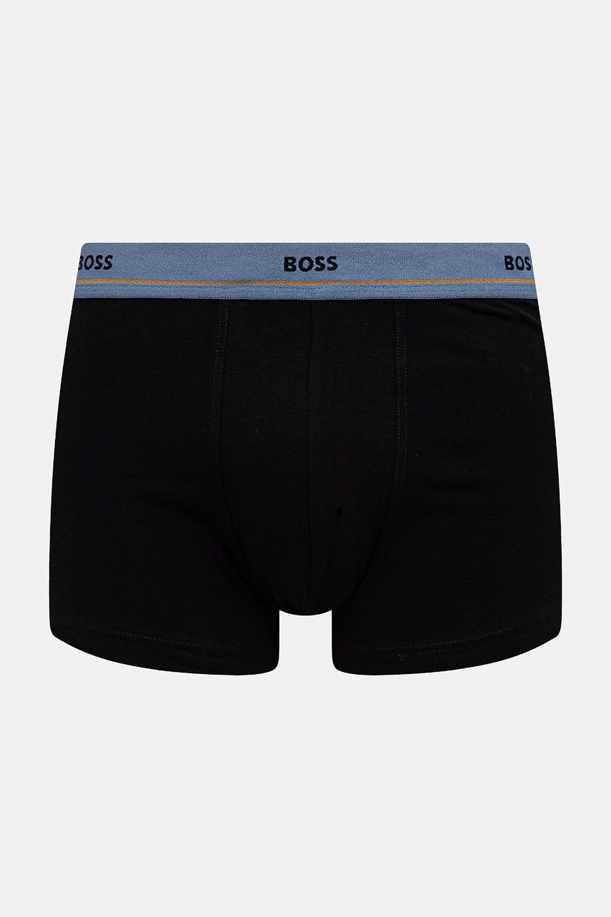 BOSS boxerky pánske bavlnené s elastanom Trunk 5P Essential 5-pak
