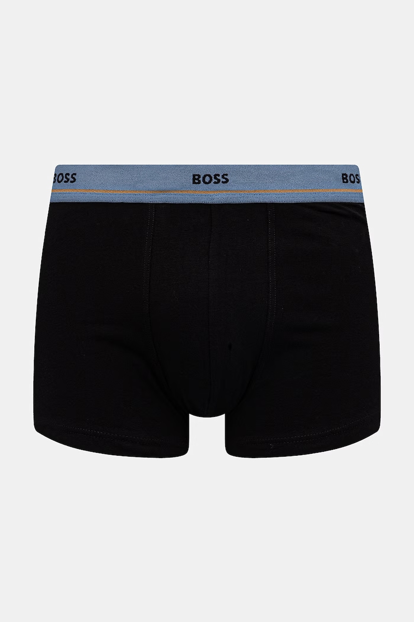 BOSS boxerky pánske bavlnené s elastanom Trunk 5P Essential 5-pak