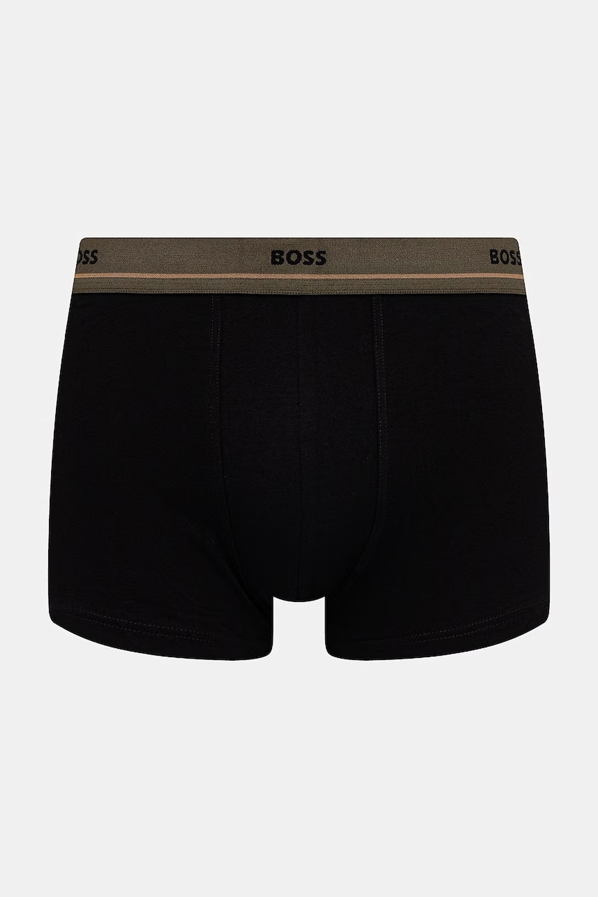 BOSS boxerky pánske bavlnené s elastanom Trunk 5P Essential 5-pak