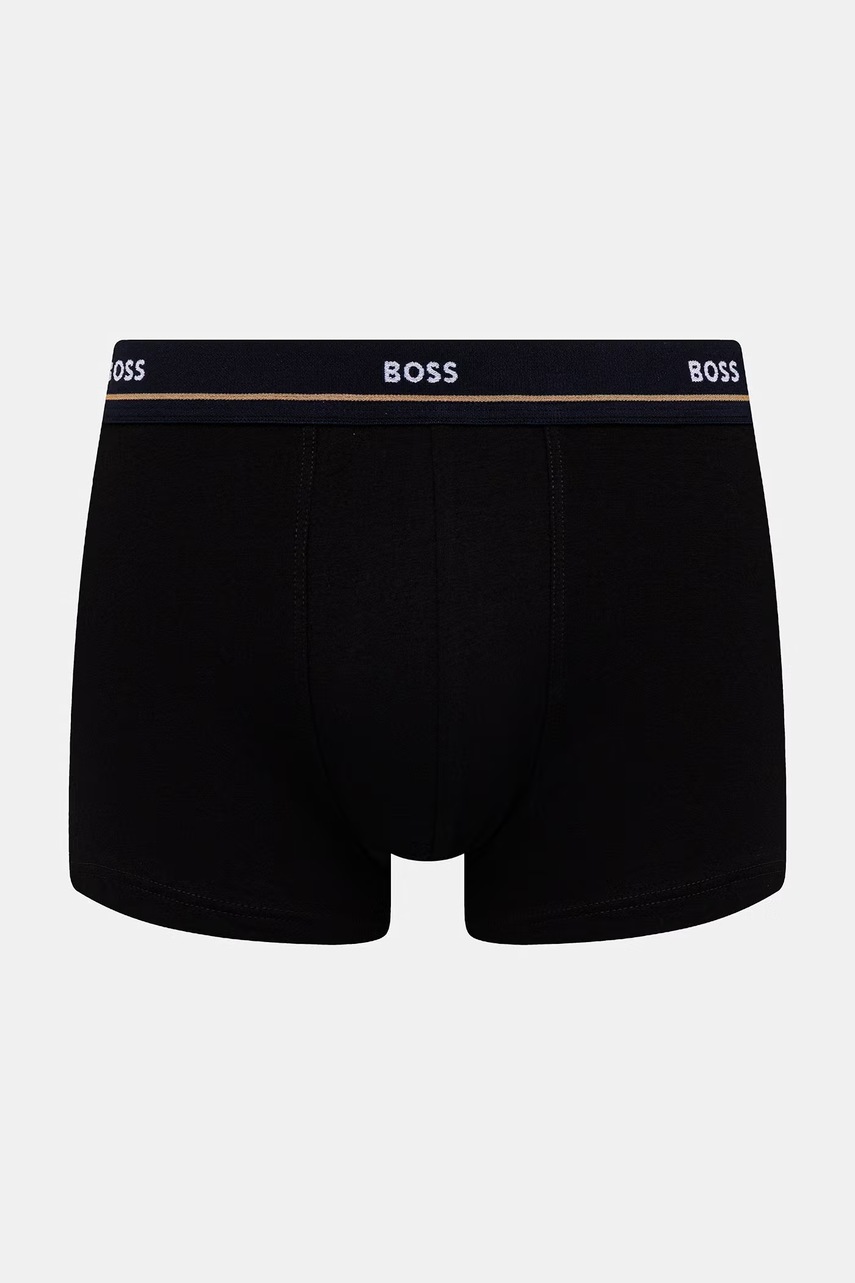 BOSS boxerky pánske bavlnené s elastanom Trunk 5P Essential 5-pak