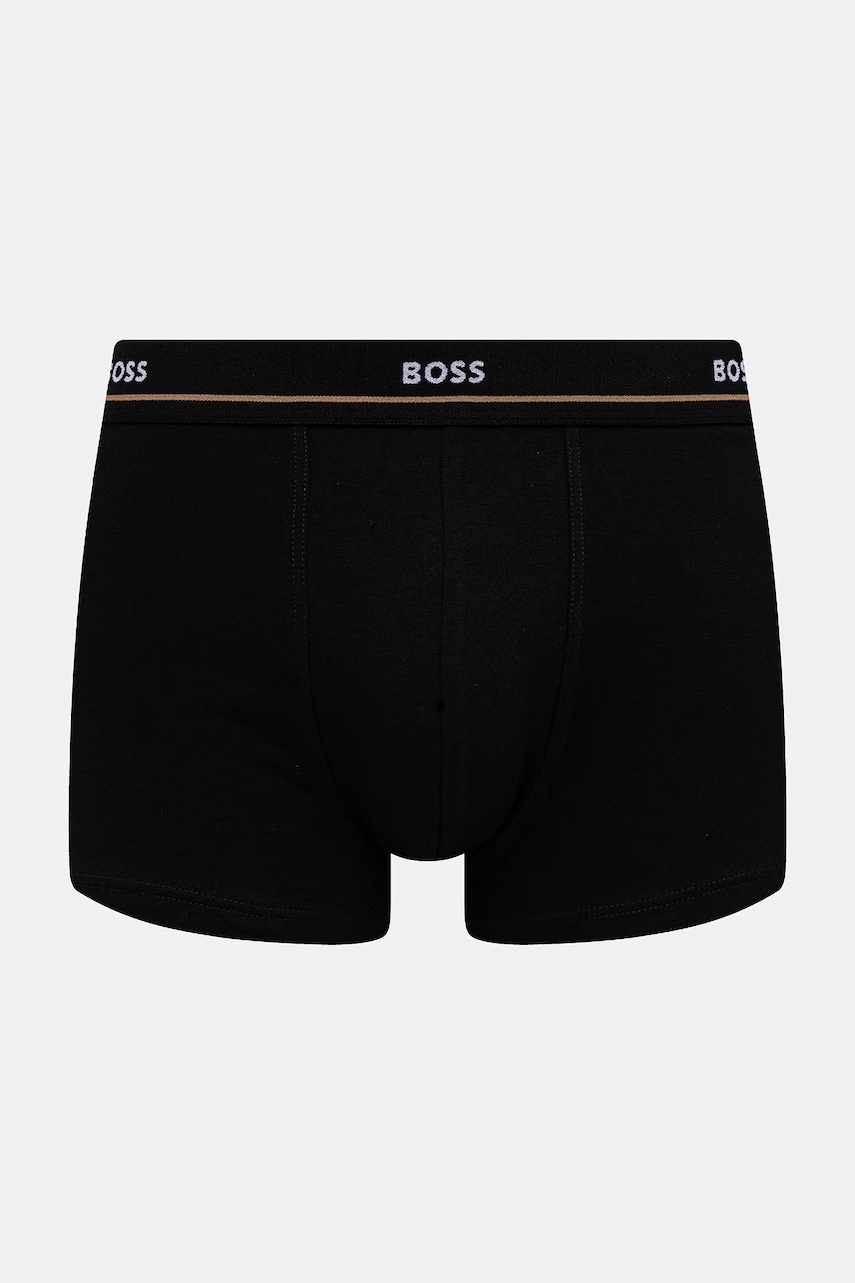 BOSS boxerky pánske bavlnené s elastanom Trunk 5P Essential 5-pak