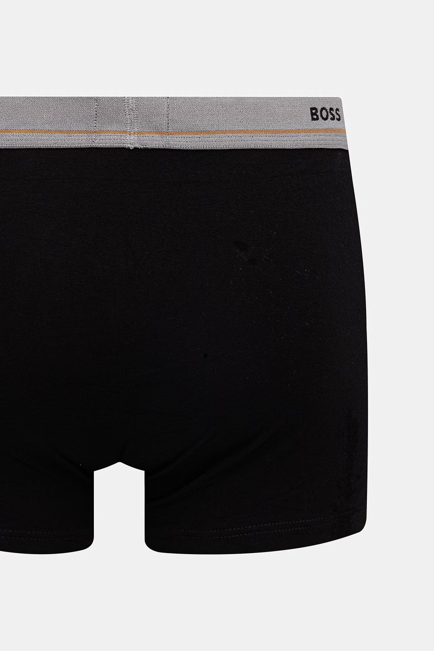 BOSS boxerky pánske bavlnené s elastanom Trunk 5P Essential 5-pak