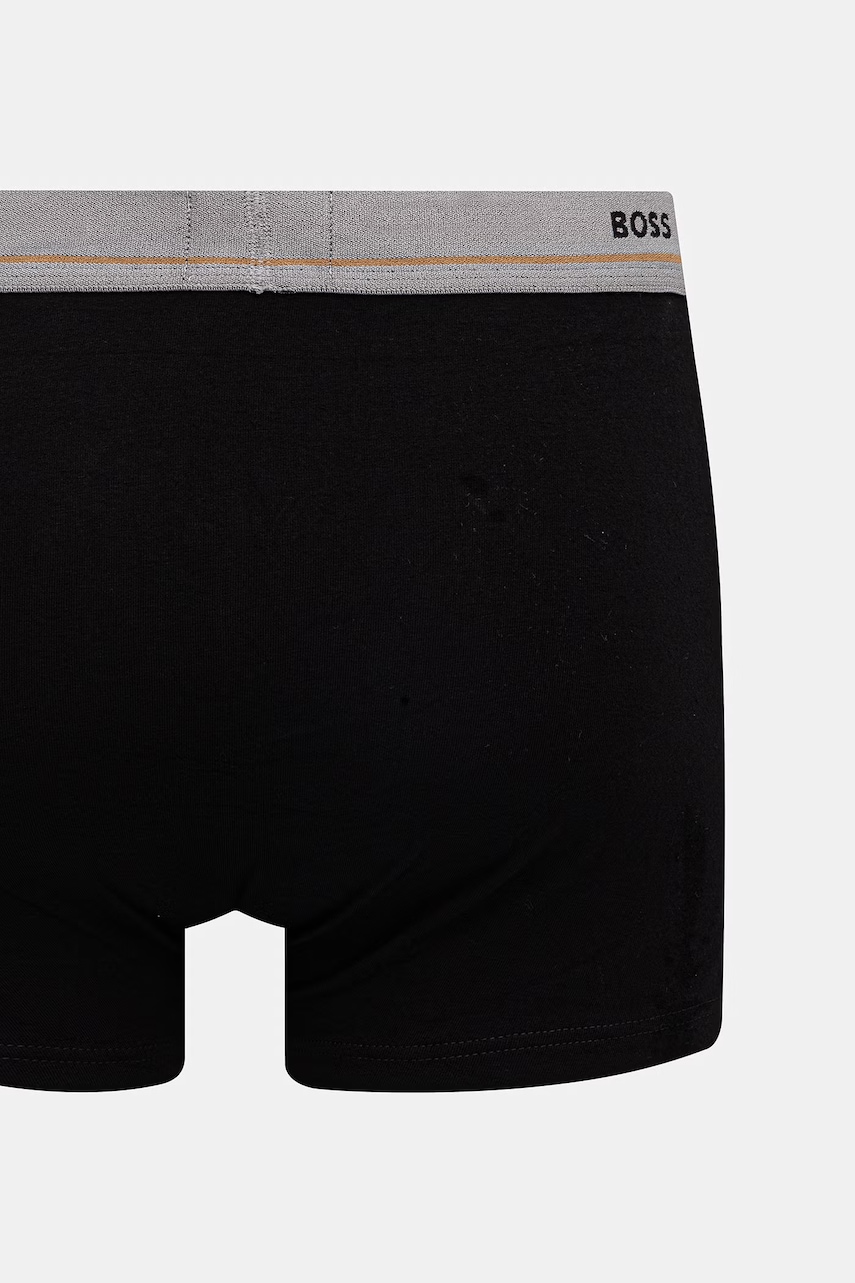 BOSS boxerky pánske bavlnené s elastanom Trunk 5P Essential 5-pak
