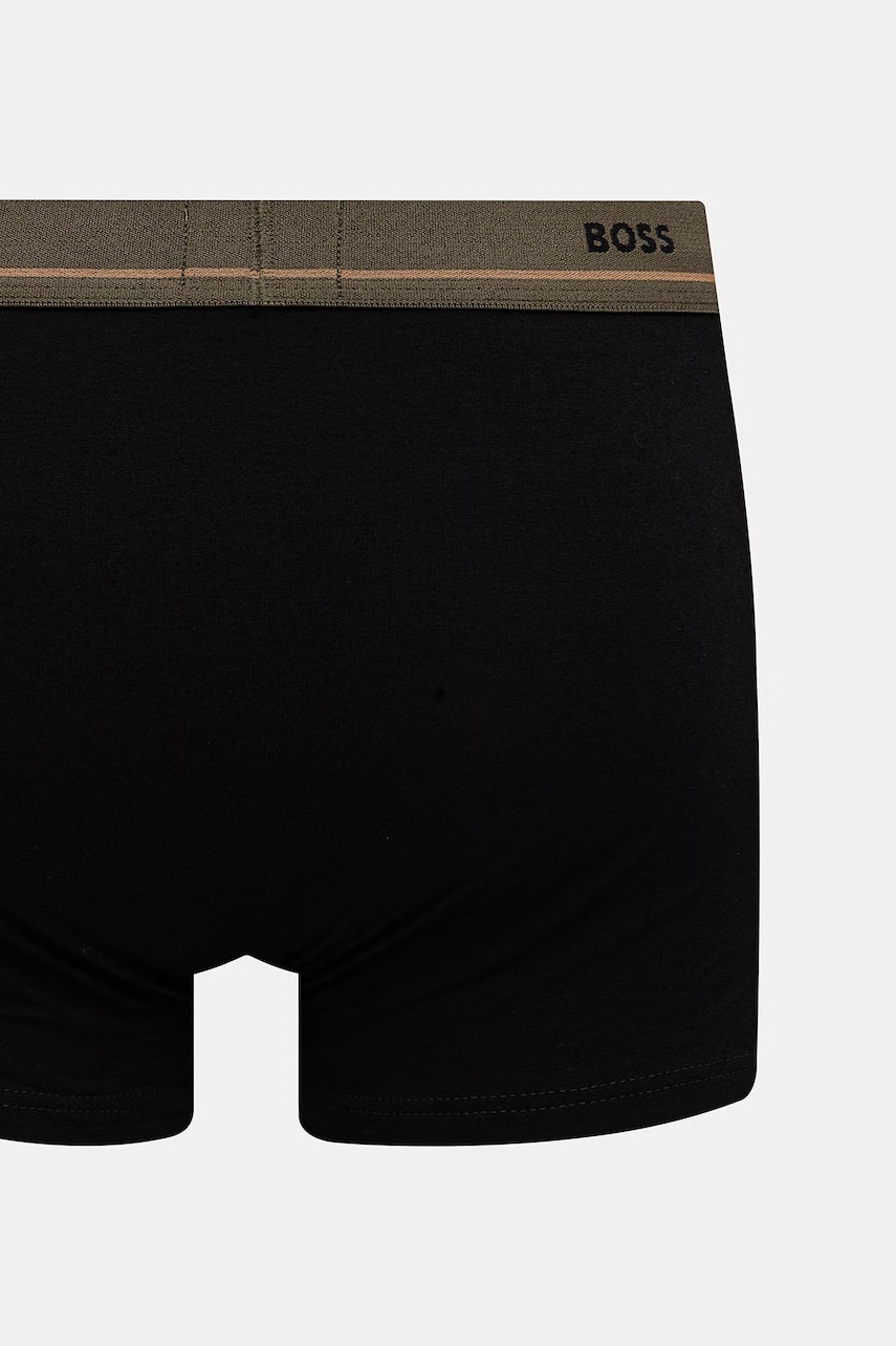 BOSS boxerky pánske bavlnené s elastanom Trunk 5P Essential 5-pak