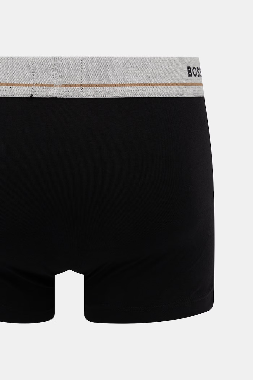 BOSS boxerky pánske bavlnené s elastanom Trunk 5-pak