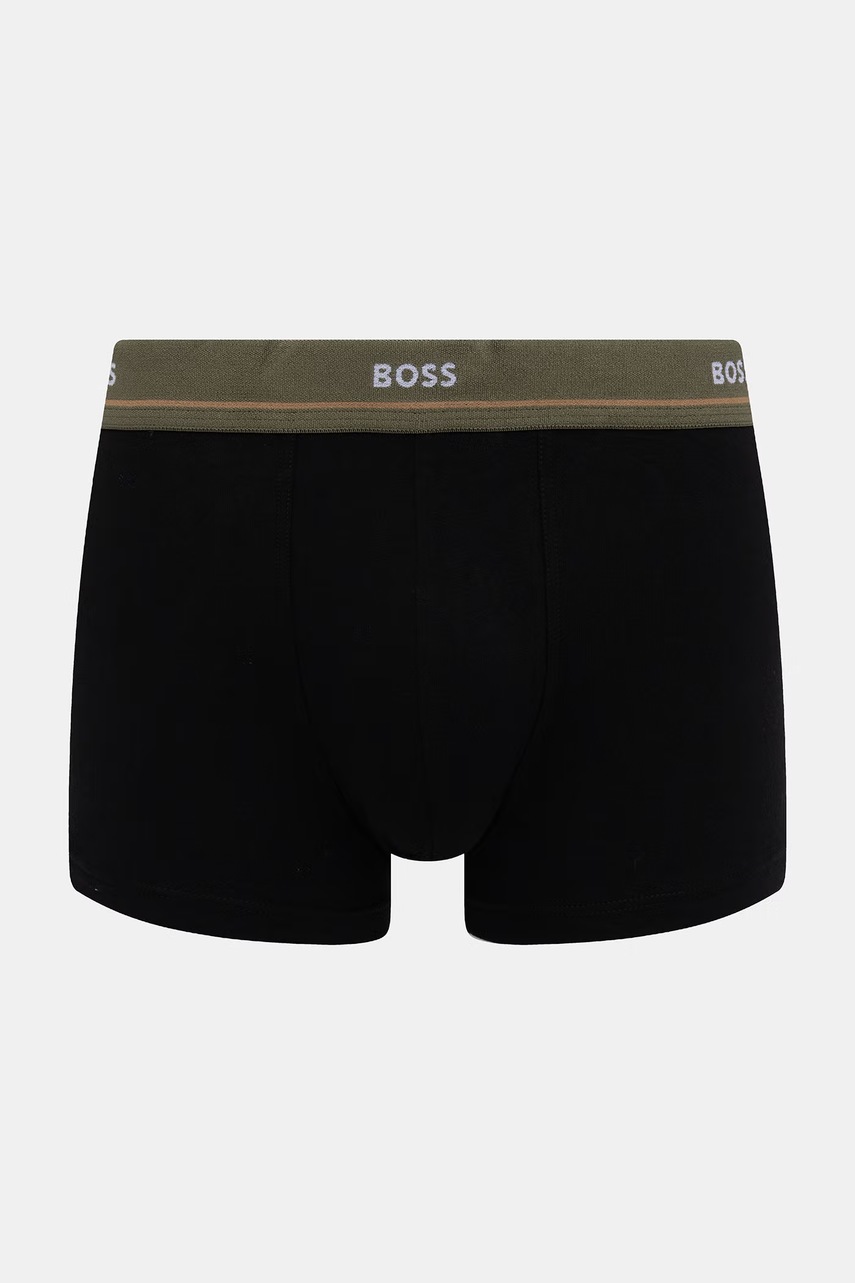 BOSS boxerky pánske bavlnené s elastanom Trunk 5-pak