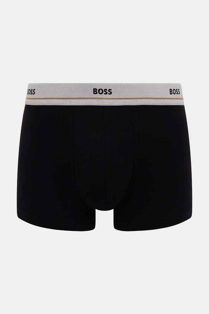 BOSS boxerky pánske bavlnené s elastanom Trunk 5-pak