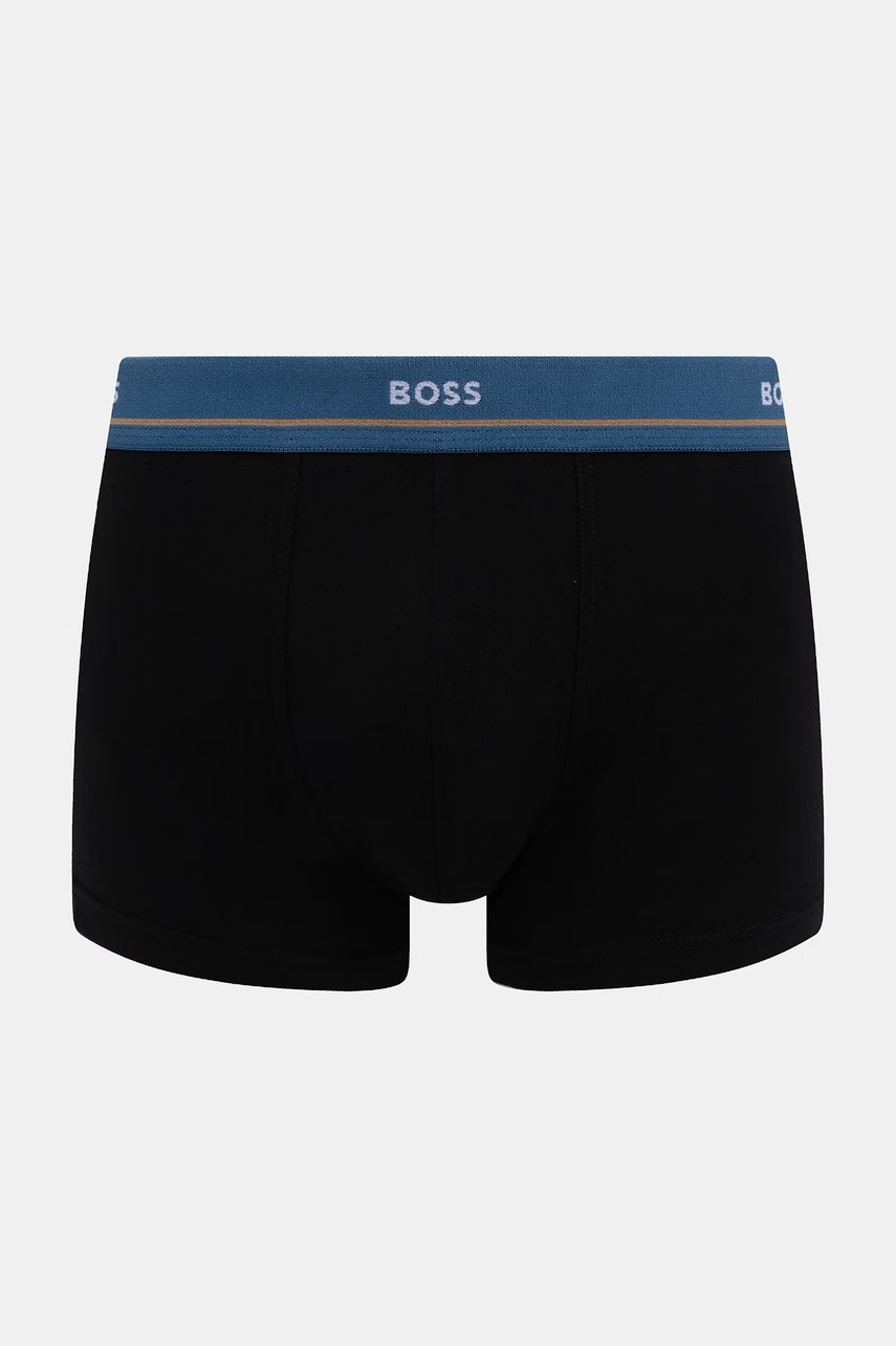 BOSS boxerky pánske bavlnené s elastanom Trunk 5-pak