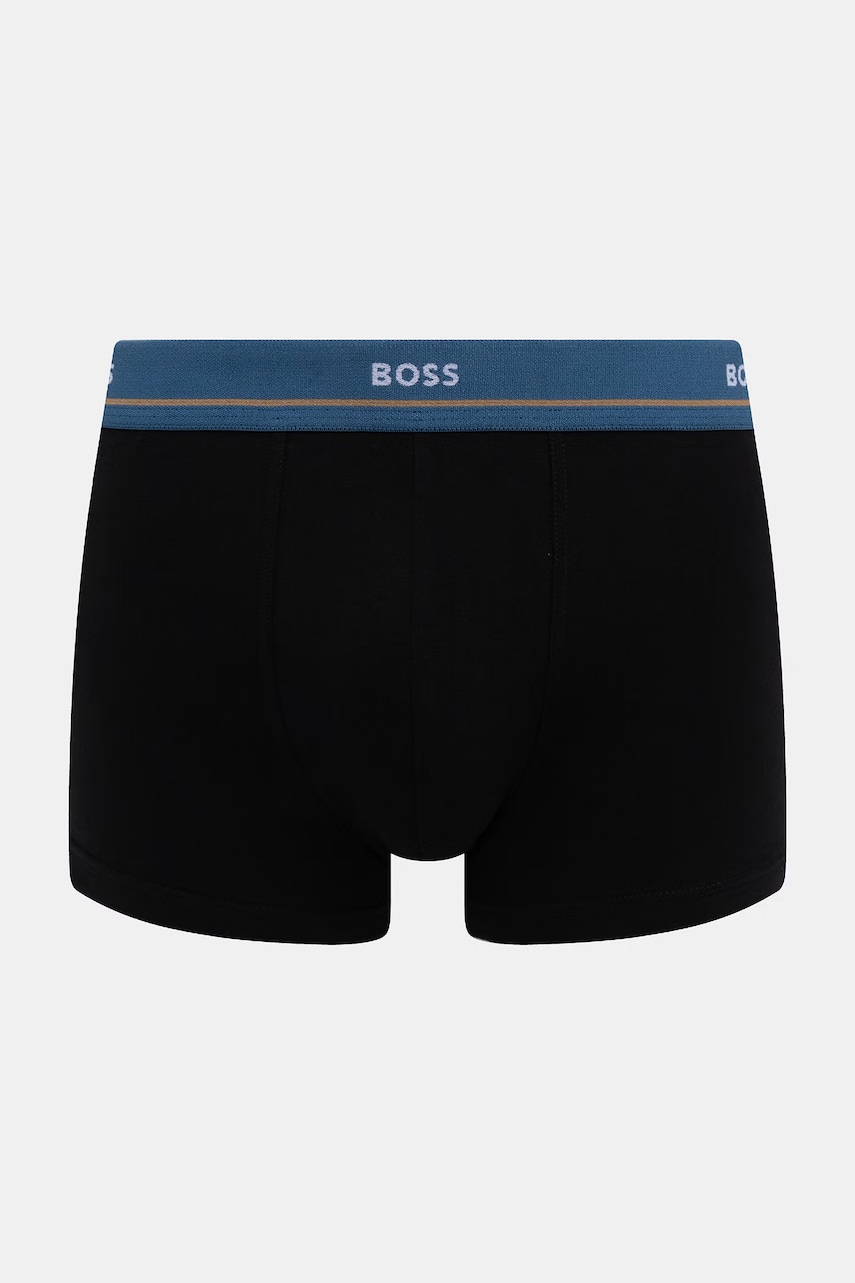 BOSS boxerky pánske bavlnené s elastanom Trunk 5-pak