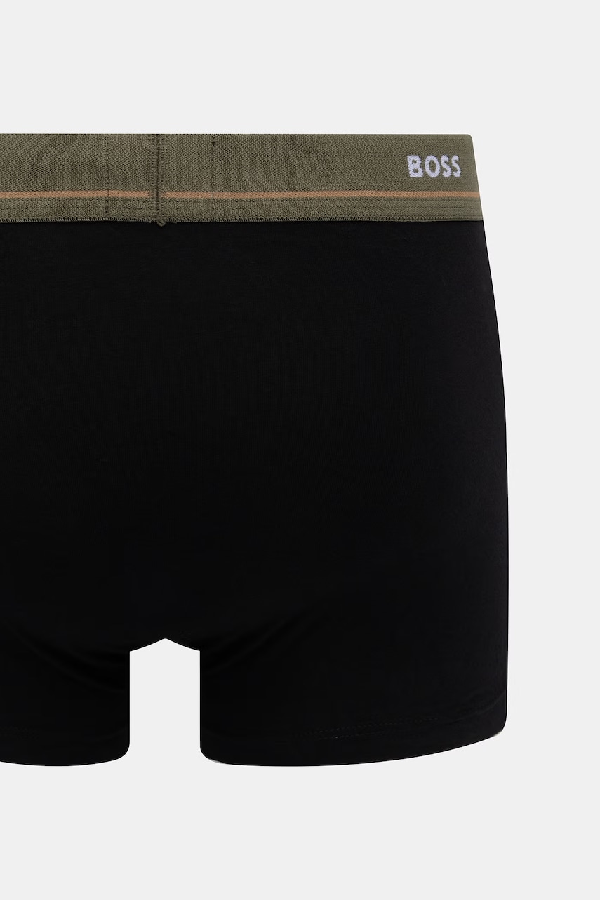 BOSS boxerky pánske bavlnené s elastanom Trunk 5-pak