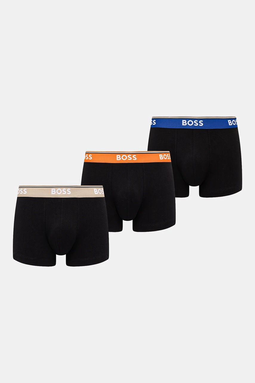 

Боксерки BOSS (3 чифта) в черно 50531684, Черен