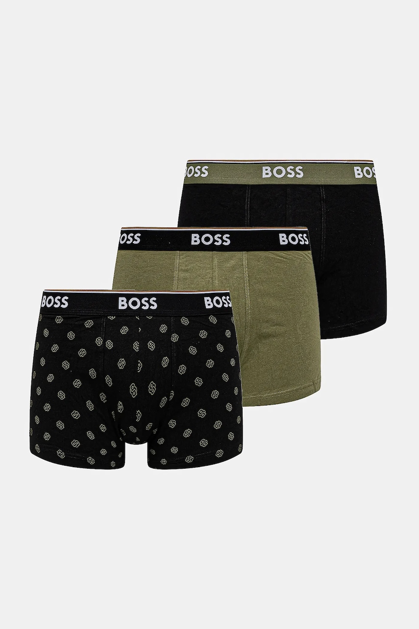 BOSS boxeri 3-pack bărbați, culoarea negru, 50531701