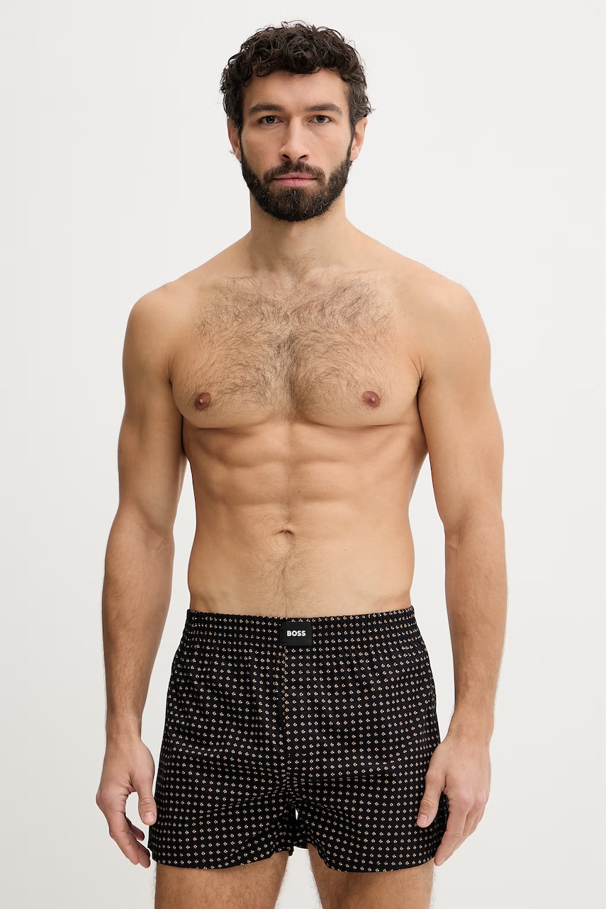 BOSS voľné boxerky pánske bavlnené 2P Boxer S. CW Peach 2-pak